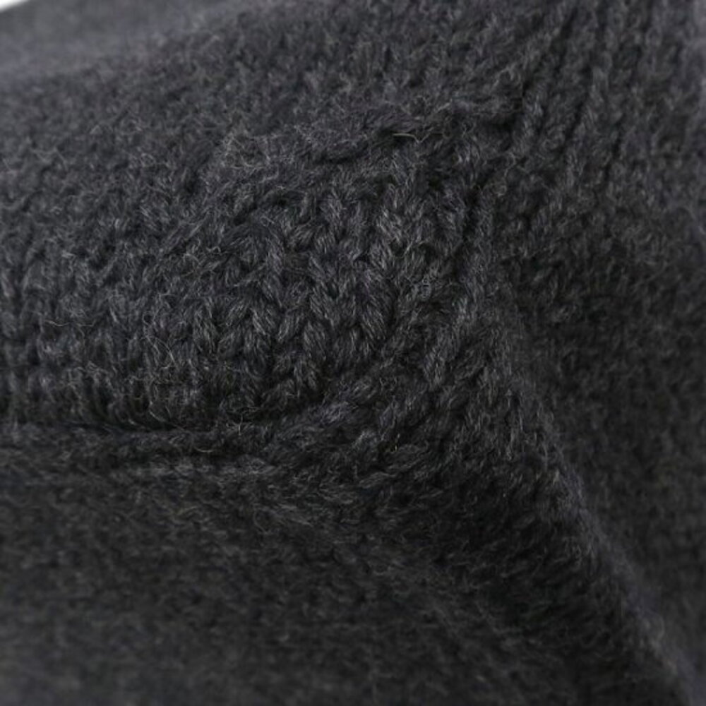 Prada Black Wool Handbag Tote Black - Picture 5 of 8